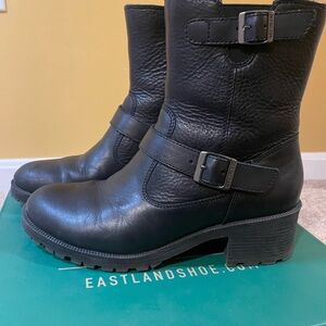 Eastland Women's Black Leather Boots 7.5M